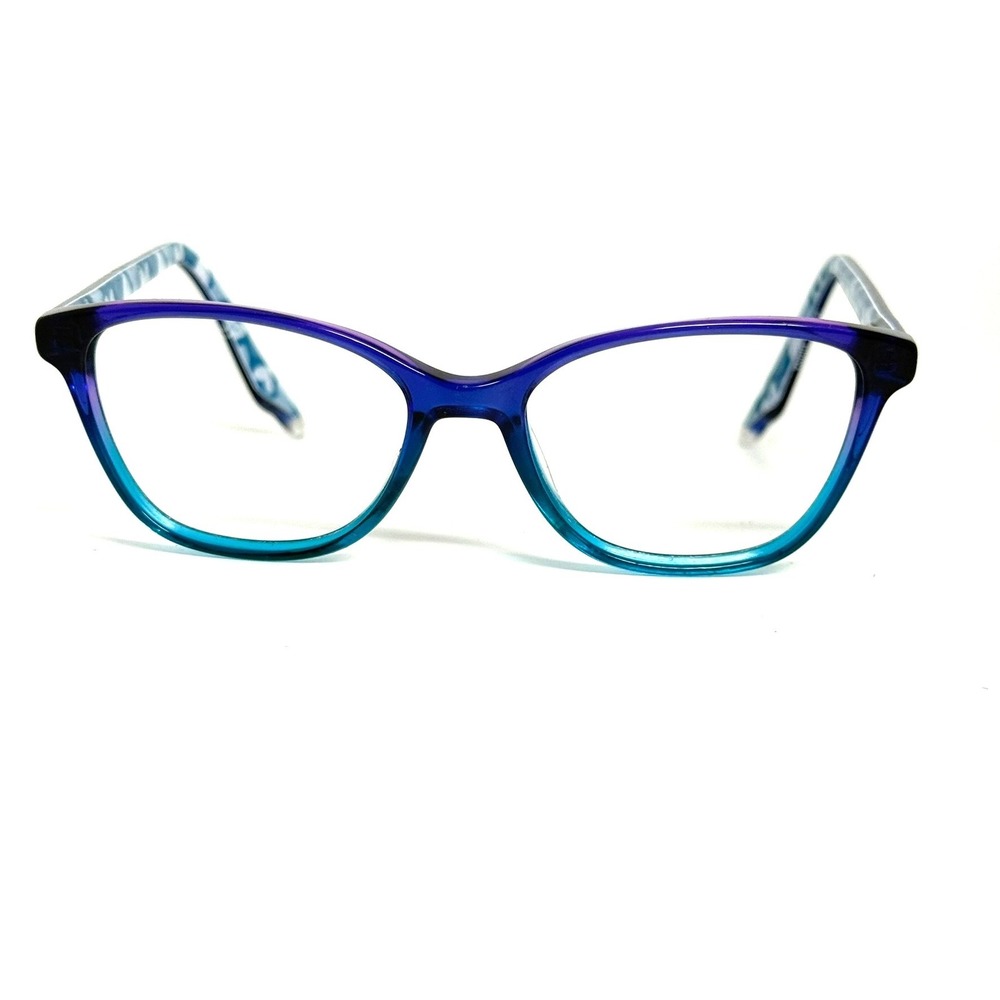 Steve Madden Kali Blue Fade Eyeglasses Frames 48-15-130 Purple Ombre Cat Eye